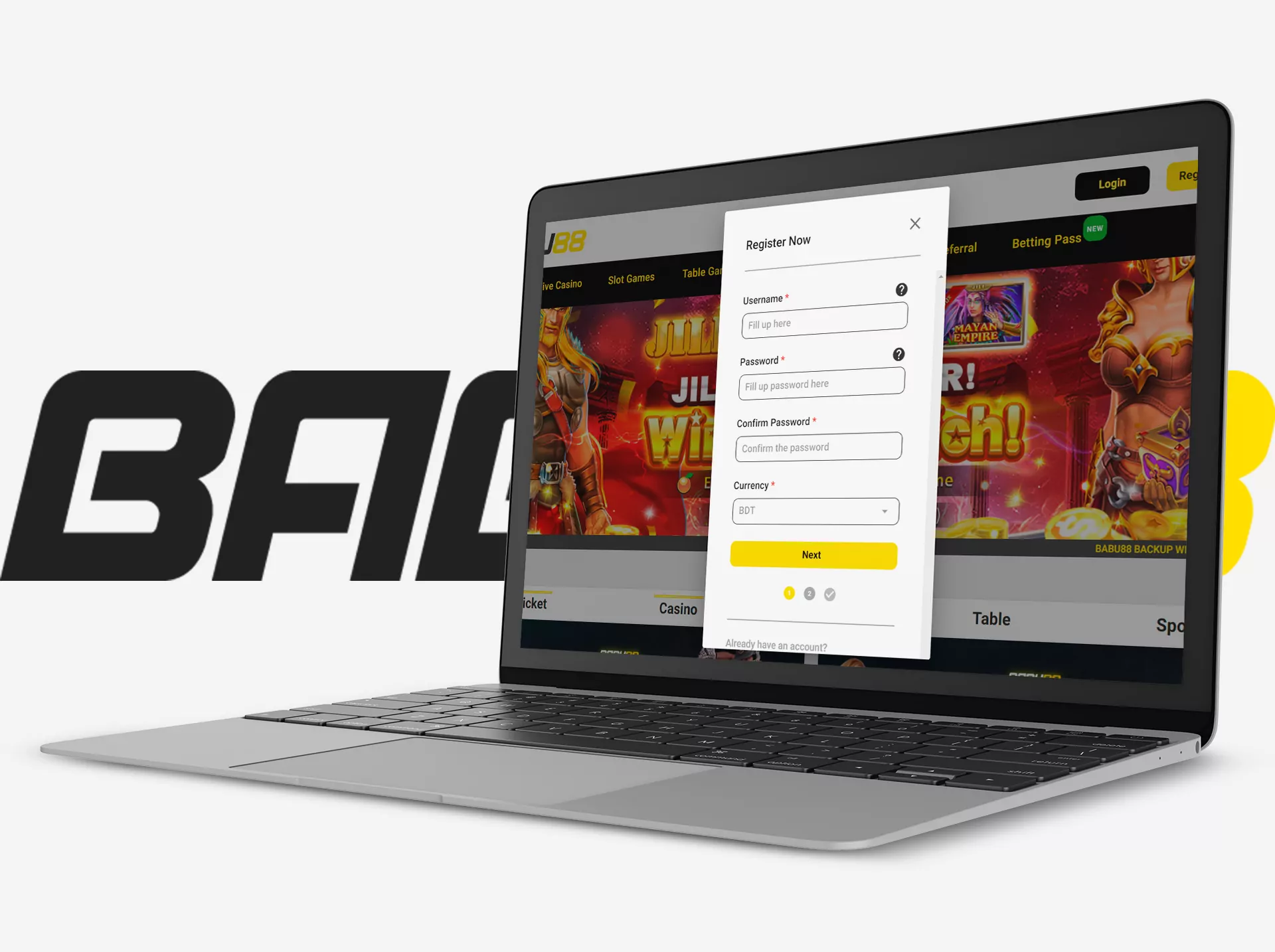 BitDeposit অনলাইন ক্যাসিনো জন্য সাইন আপ করুন.